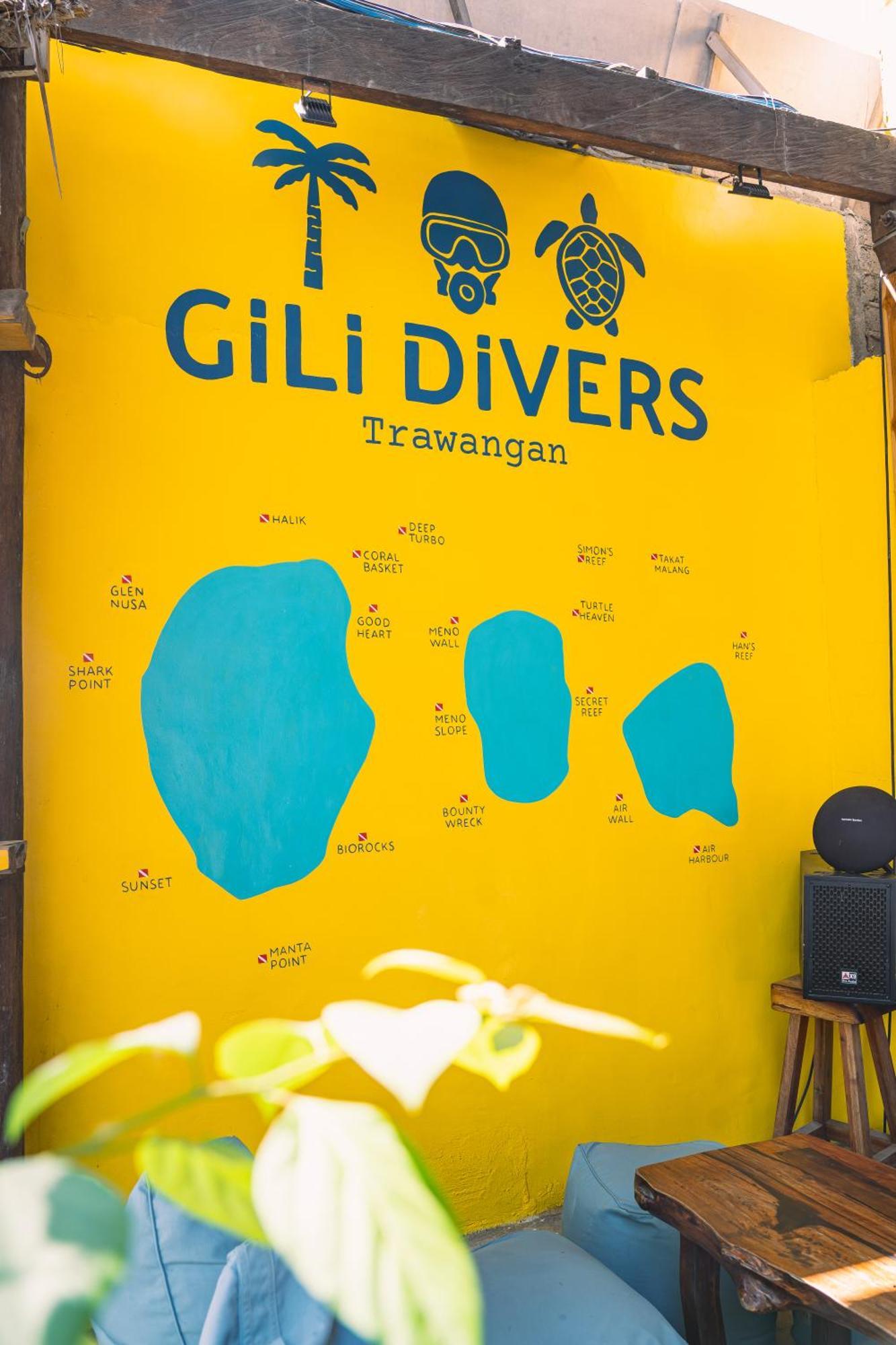 Gili Divers Hotel Gili Trawangan Bagian luar foto