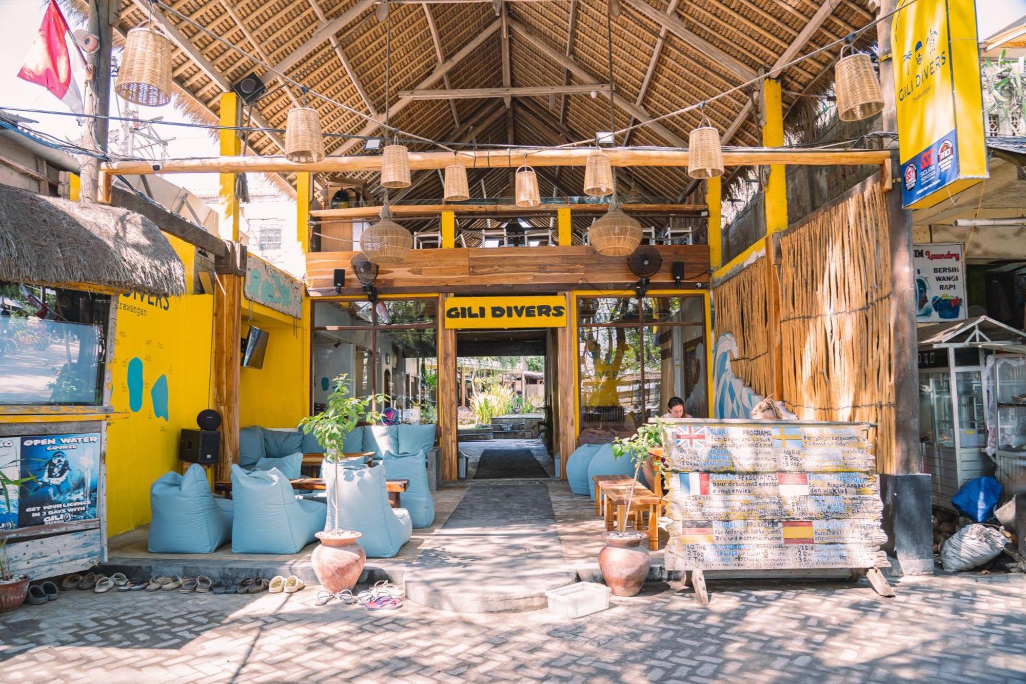 Gili Divers Hotel Gili Trawangan Bagian luar foto
