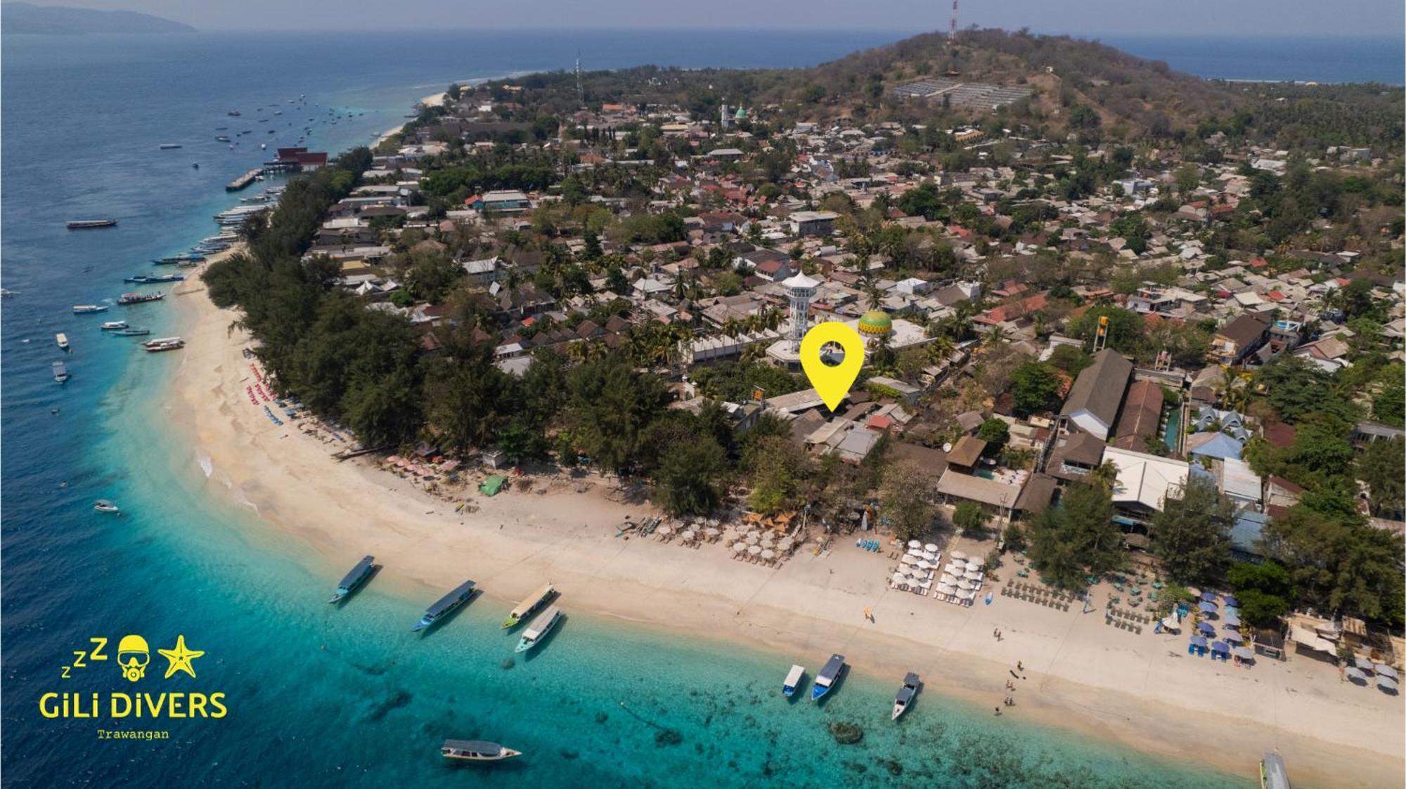 Gili Divers Hotel Gili Trawangan Bagian luar foto