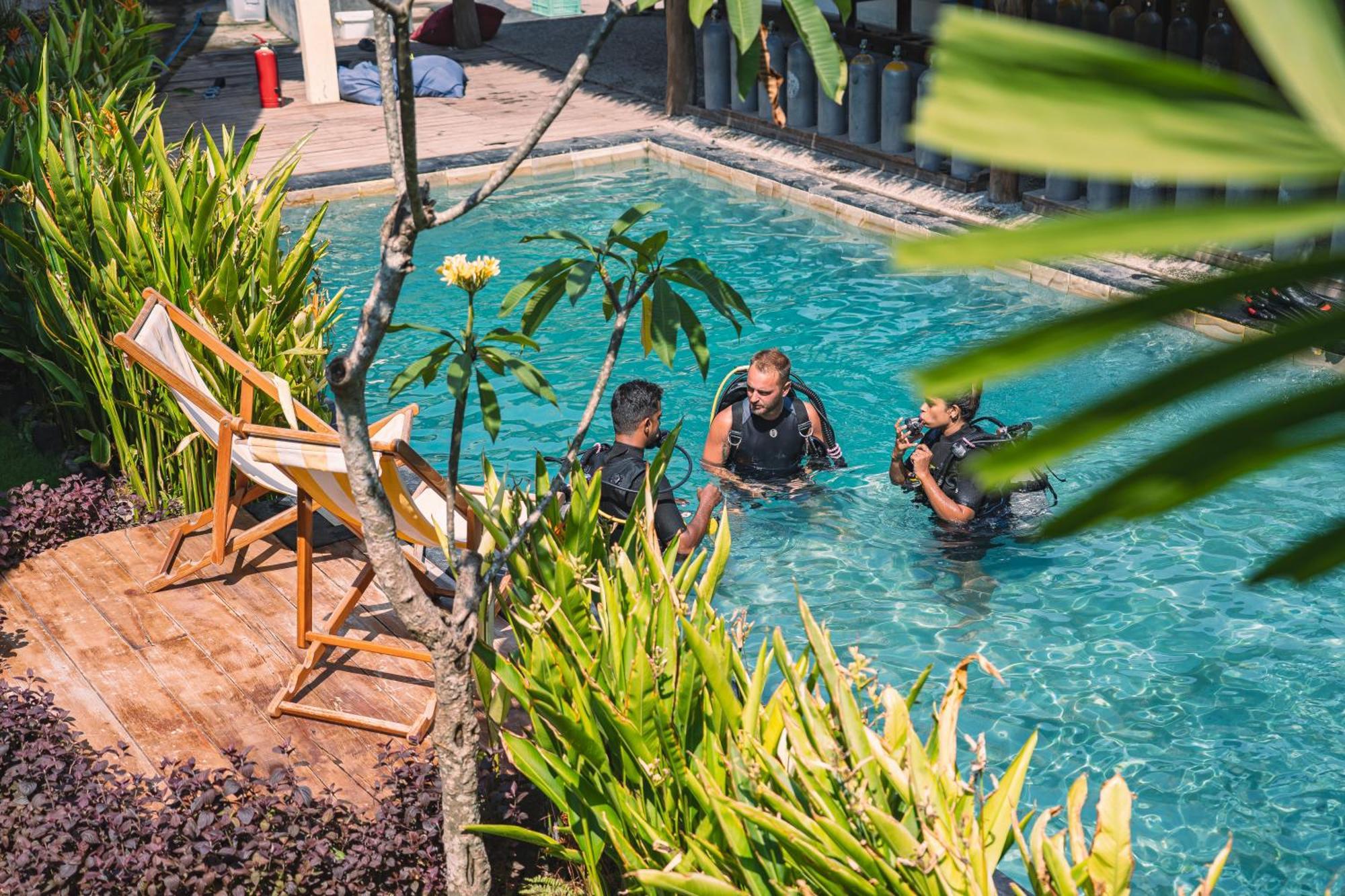 Gili Divers Hotel Gili Trawangan Bagian luar foto