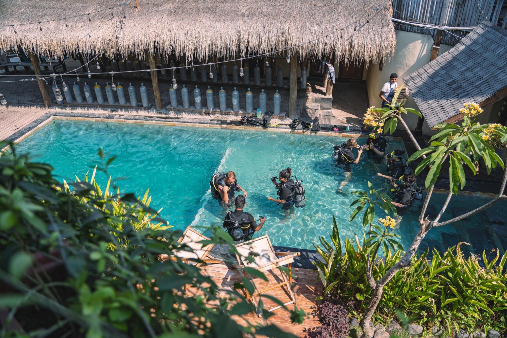 Gili Divers Hotel Gili Trawangan Bagian luar foto