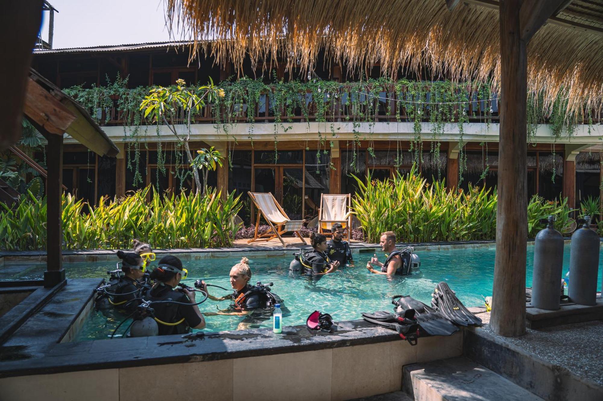 Gili Divers Hotel Gili Trawangan Bagian luar foto